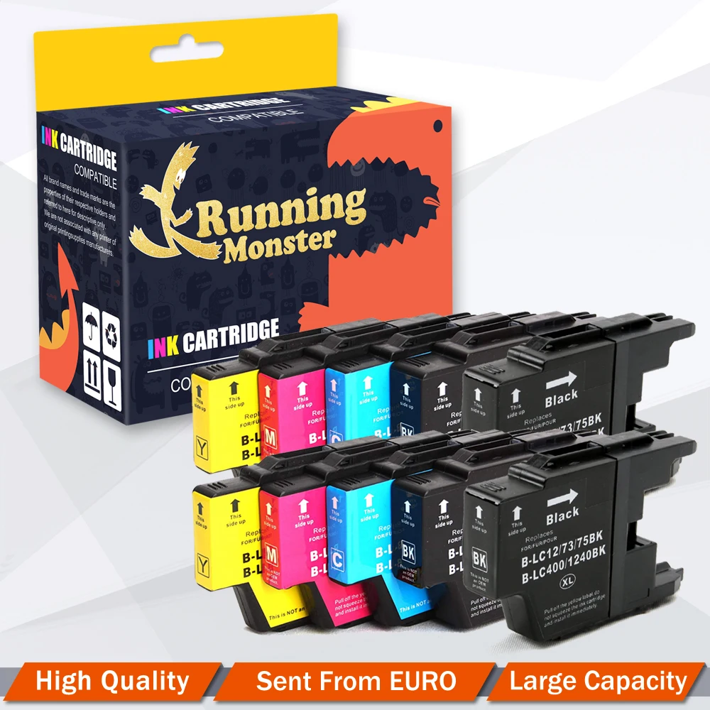 

10x LC1280 LC1240 Compatible Ink Cartridges For Brother MFC-J6510DW MFC-J6710DW MFC-J6910DW MFC-J5910DW MFC-J6710D Printer
