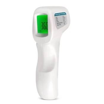 

Digital Non-contact Infrared Thermometer LED Backlit Display 0.5s Fast for Adult Kids Forehead Body Therm