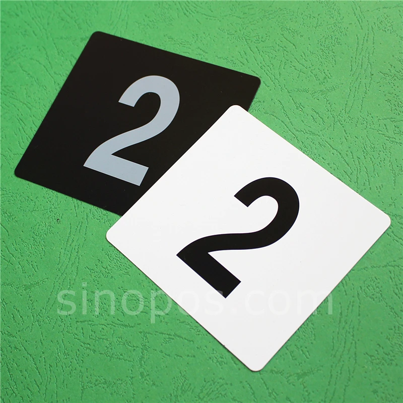 PlasticNumberCards4vinyltablenumberscardprintedrestaurant