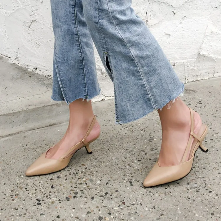 

FERLENZ Big Size 8 9 Pointed slippers