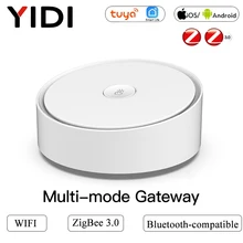 Tuya Smart Life Smart Multi-mode Gateway ZigBee WiFi Bluetooth-Compatible Hub Wireless Control with App Alexa Google Home Voice
