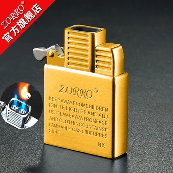 

original zorro kerosene lighterstainless steel inner parts changeable gasline jet flame suitable for zorro