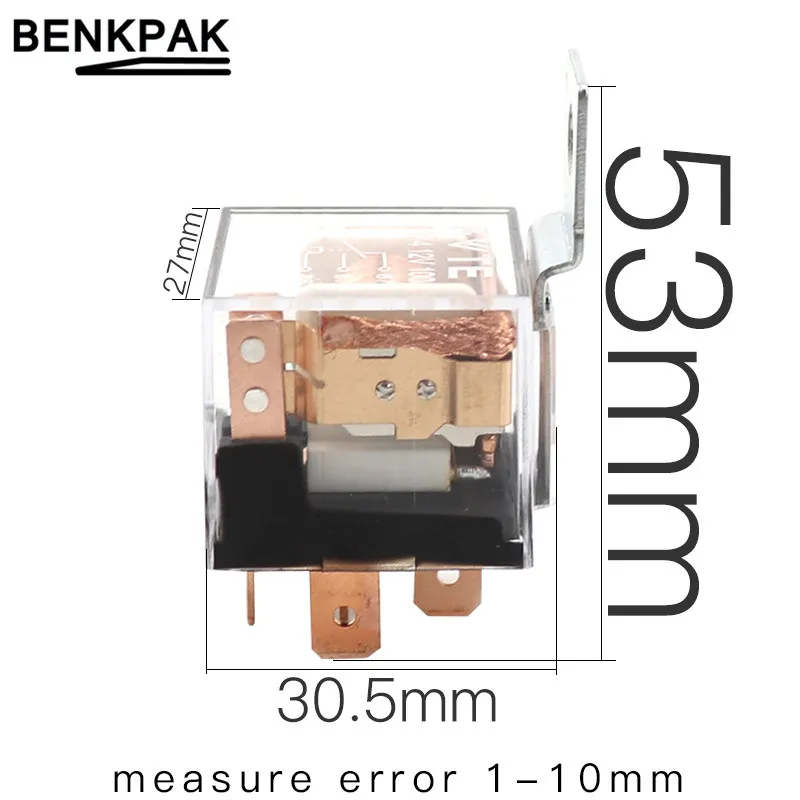 Description Picture 3 of itemFamous ALL BRASS PINS Max 100A heavy duty double contacts ,5 pins silver contacts auto relay 12VDC 24VDC