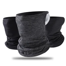 Seda gelo puro cachecol orelha loops pescoço gaiter proteção uv bandana ciclismo máscara protetora verão protetor solar