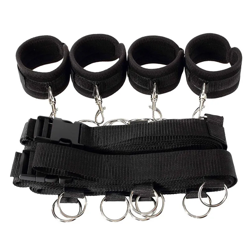 

1 set of multi-ring nylon straps flirting toy bundle Adjustable Straps Exercise Bands Sport Kit Strong And Durable #4S12