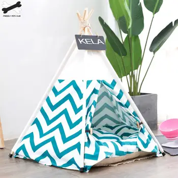 Portable Pet Teepee Bed with Cushion 5