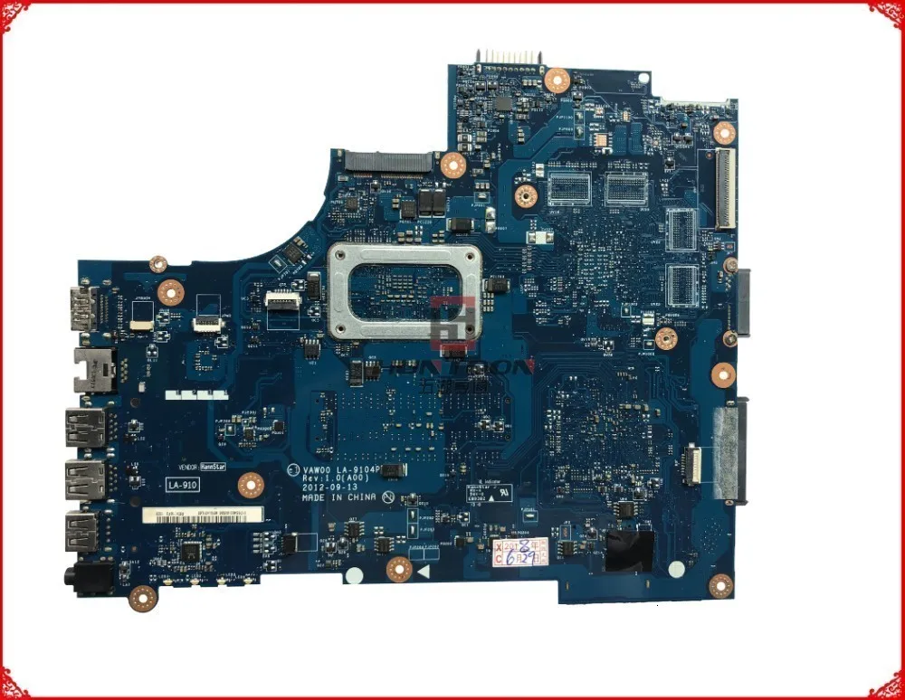 Высокое качество CN-0760R1 для Dell Inspiron 3521 5521 Материнская плата ноутбука VAW00 LA-9104P SR0XL I5-3337U DDR3L полностью протестирована