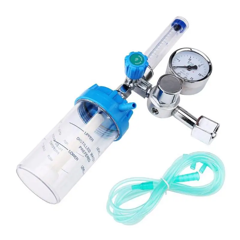 O2 Medical Oxygen Meter Medical Valve Body Zinc Alloy Pressure Regulators inhaler Pressure Reducing Valve Oxygen Meter
