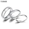 2mm 4mm 6mm Femmes Argent Anneau Haute Poli Wedding Band 925 Sterling Argent Anneaux Simple Bague de Fiançailles femelle Bijoux ► Photo 1/6