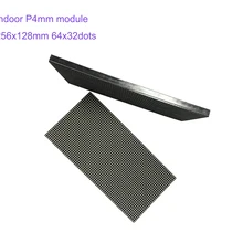 P4 Крытый Полноцветный SMD 64x32 пиксели RGB светодиодный модуль экрана дисплея 4 мм пикселей шаг светодиодный дисплей Панель