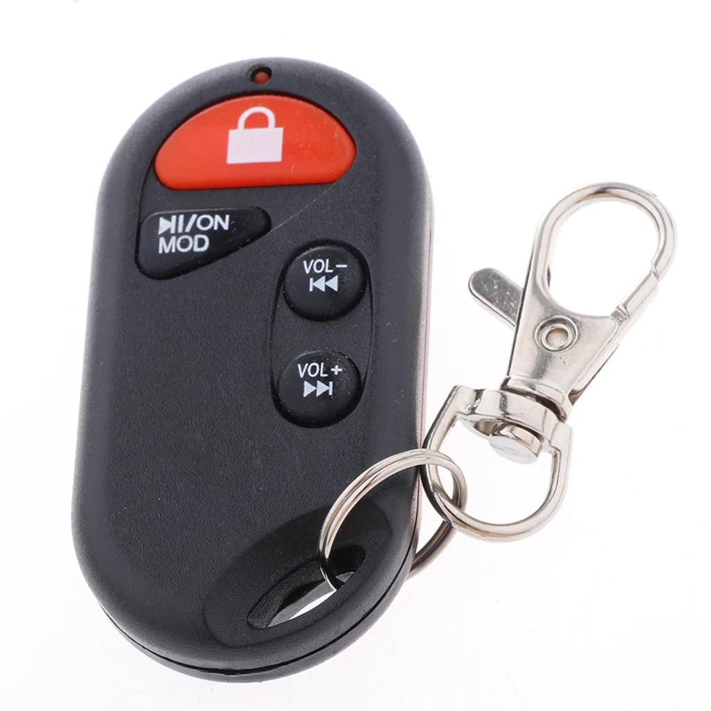 Motorcycle Alarm Audio Sound System Stereo Speakers,Radio/MP3 Music Player,Remote Control Alarm Speaker