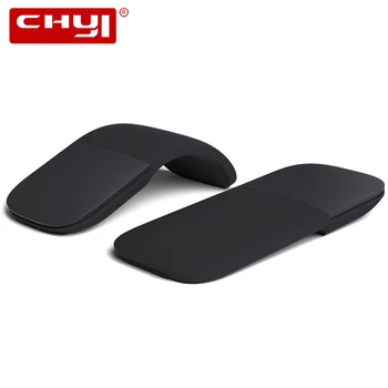 

CHYI 2.4G Silent Wireless Computer Mouse Arc Touch Foldable Mice Ultra Thin Laser Gaming Folding Mause For Microsoft PC Laptop