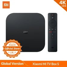 Глобальная версия Xiaomi mi tv Box S 4K HDR Android tv Strea mi ng медиаплеер и Google Assistant пульт дистанционного управления Smart tv mi Box S