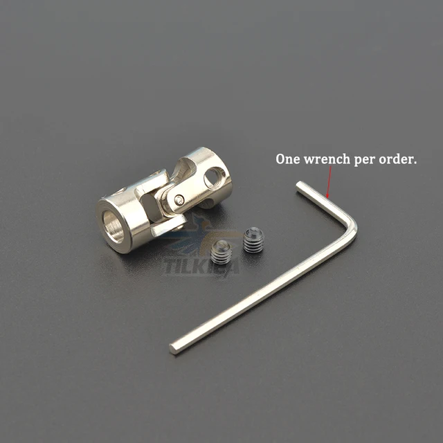 Rc Boat Car Metal Cardan Joint 2mm/2.3mm/3mm/3.175mm/4mm/5mm/6mm/8mm/10mm Gimbal Couplings Shaft Motor Connector Universal Joint 5