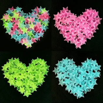 

Home Wall Decoration 3D Wall Stickers Fluorescent Luminous Stickers Star Wall Stickers Bedroom Children Room Decorations