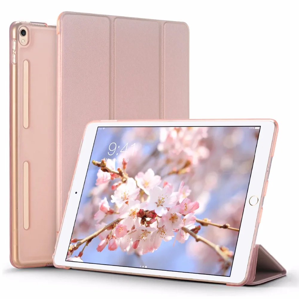 Чехол для iPad Air 3 10 5 2019/iPad Pro тонкий смарт-чехол с подставкой силиконовый + матовый