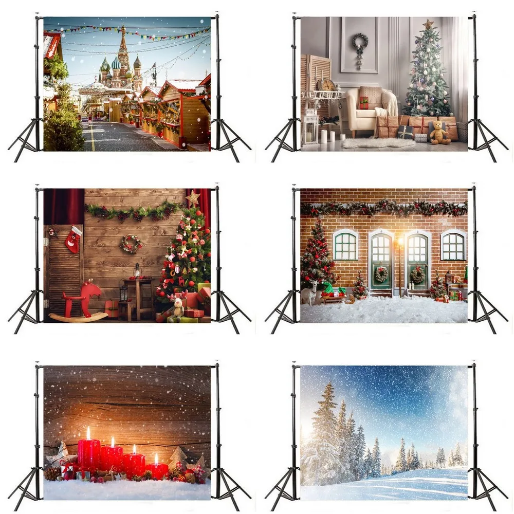 

Photography Backgrounds Christmas Festival Scene Layout Christmas Wood Grain Children 3D Studio Photography Background Cloth