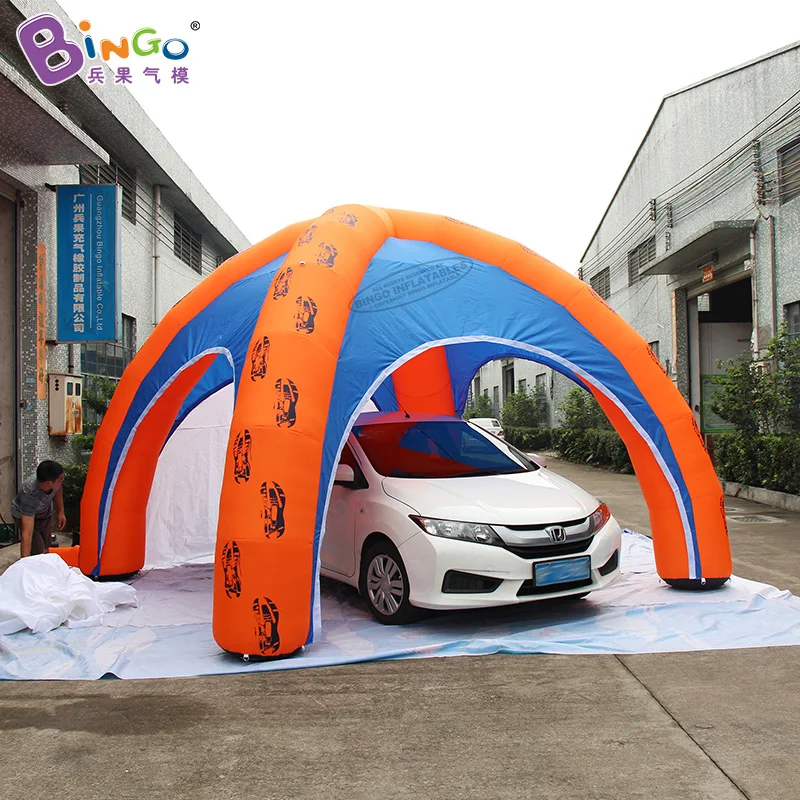 Free Shipping Digital Printed Inflatable 4 Legs Spider Tent Customized 6 Meters Blow up Tent for Advertising Toy 2