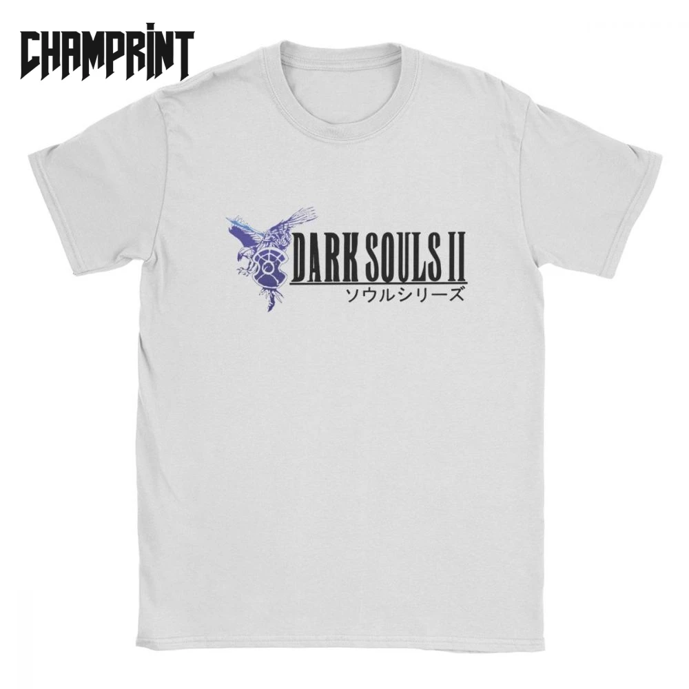 

Dark Fantasy Dark Souls T-Shirts Men Round Collar Pure Cotton T Shirt Praise The Sun Bloodborne Game Short Sleeve Tees Birthday
