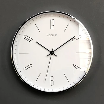 

Nordic Simple Wall Clock Minimalist Living Room White Modern Design Wall Clocks Design Silent Wanduhr Home Decoration ZB5WC