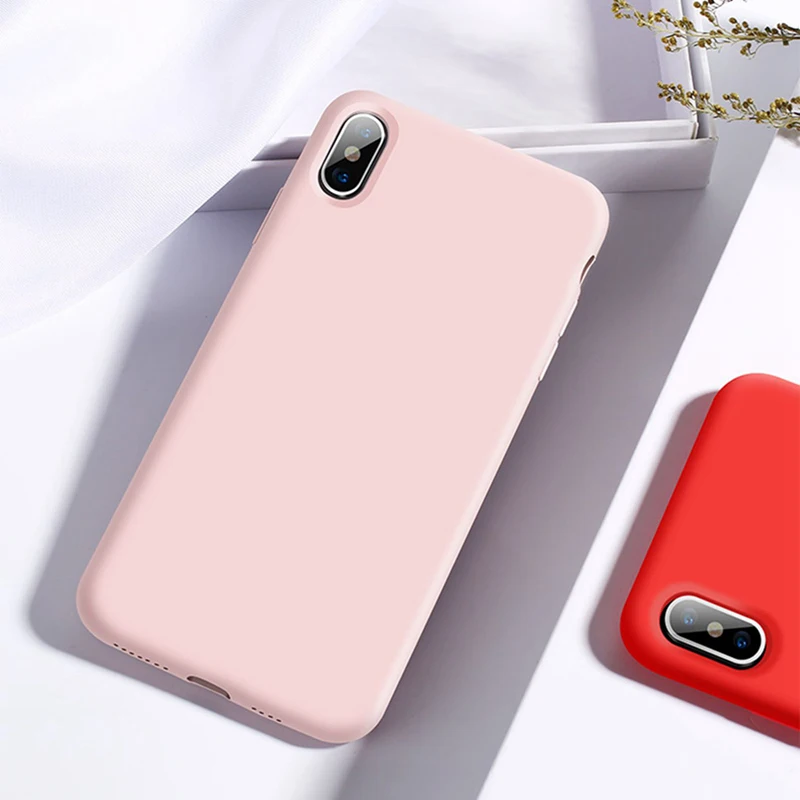 

Slim Liquid Silicone Soft Case For Huawei P30 P20 Mate 20 lite Pro P10 P smart Plus Honor 20 8X 9 10 V20 Nova 3i Y9 Y7 Y6 2019