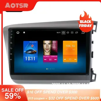 

DSP Android 9.0 Car DVD Player GPS navigation For Honda Civic 2012-2015 Right Hand Driving Car radio player Auto multimidia UINT