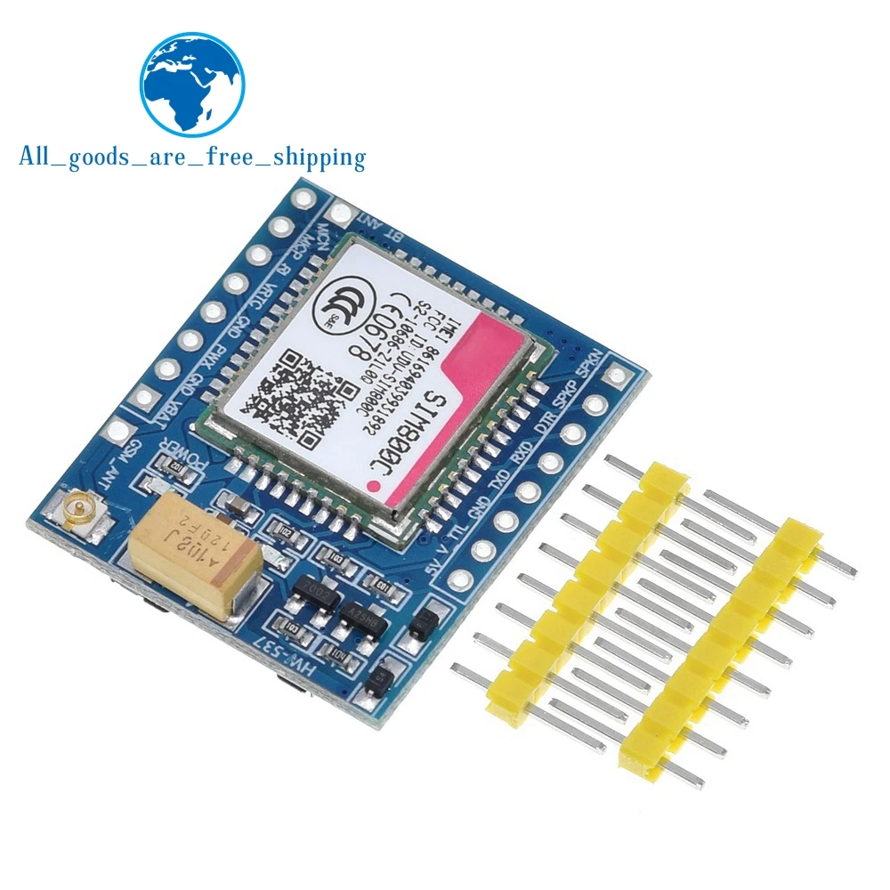 GPRS SIM800C GSM Module 5V//3.3V TTL STM32 C51 with Bluetooth and TTS for Arduino