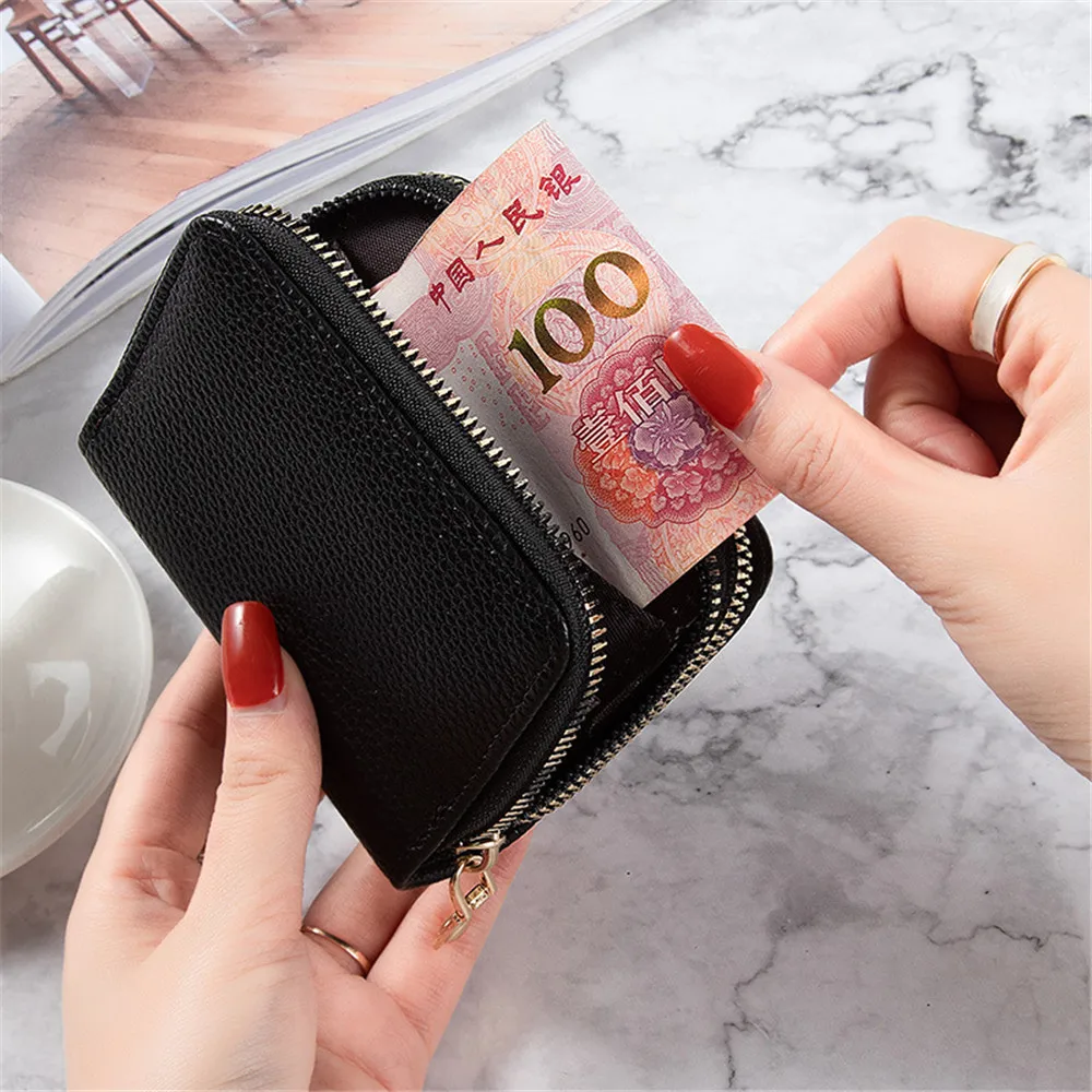 Wallets For Women Classic Luxury Designer Coin Purses Genuine Leather Credit  Card Bank Card Holder Banknote Clip Zipper Pouch - AliExpress
