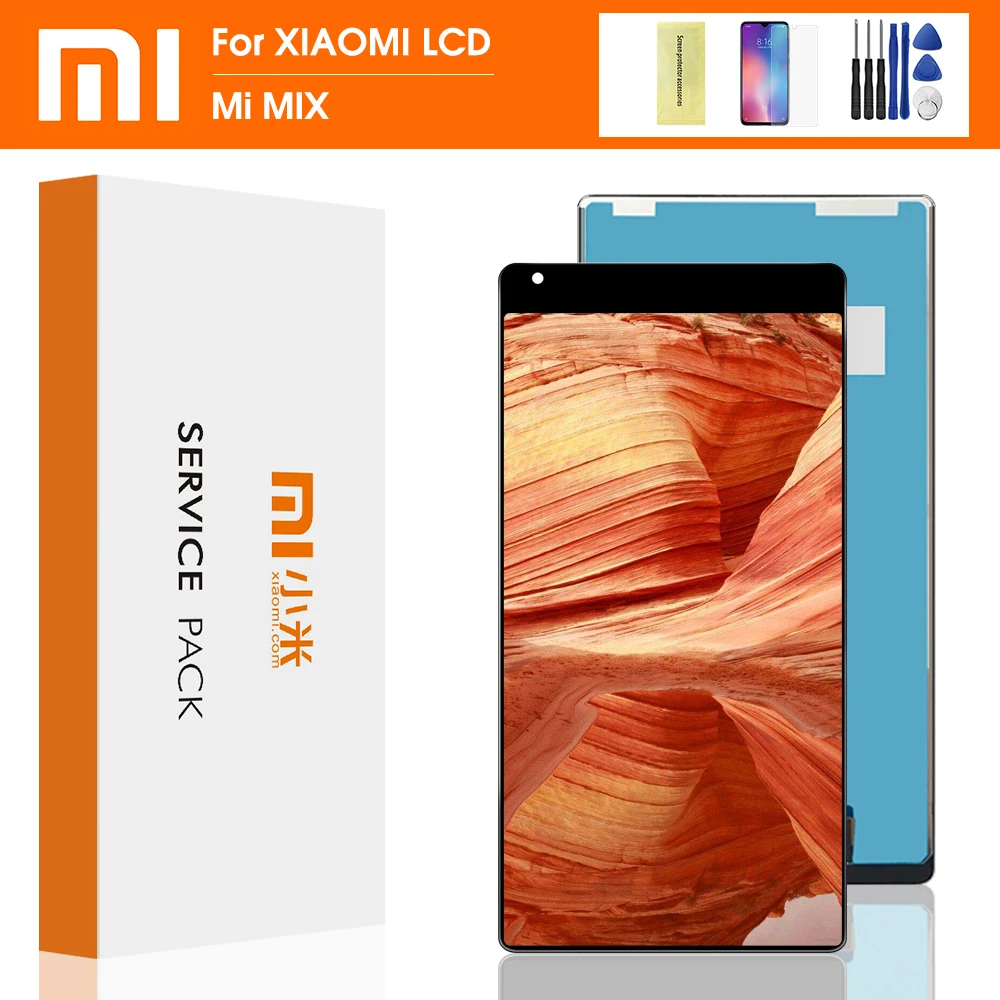 6.4&quot Original For Xiaomi MI MIX LCD Display Screen With Frame Touch Digitizer Assembly Mi Mix | Мобильные телефоны и