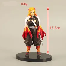 

4 Blades of Demon Slayer Incumbent Column Rengoku Kyoujurou Uzui Tengen Tokitou Muichirou Kanroji Mitsuri PVC Model