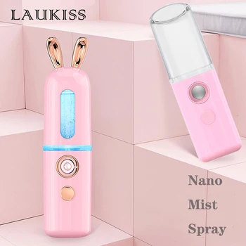 

Portable Nano Mist Sprayer Facial Body Nebulizer Steamer Moisturizing Skin Care Mini 30ml Pink Face Spray Beauty Instruments