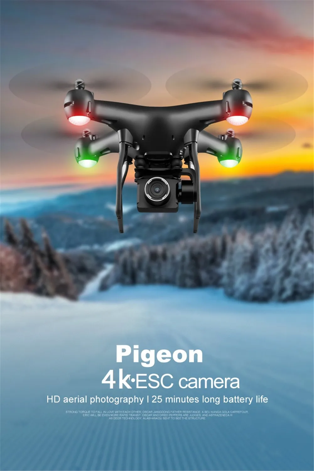 Радиоуправляемый вертолет 4K S32T Дрон камера вращение HD посадка аэрофотосъемка давление воздуха парение ключ Воздух посадка полета Квадрокоптер