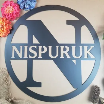 

38CM Custom Name Wedding Party DIY Decoration Personalized Romantic Wedding Gifts Festival Birthday Wall Handing Gift Favors