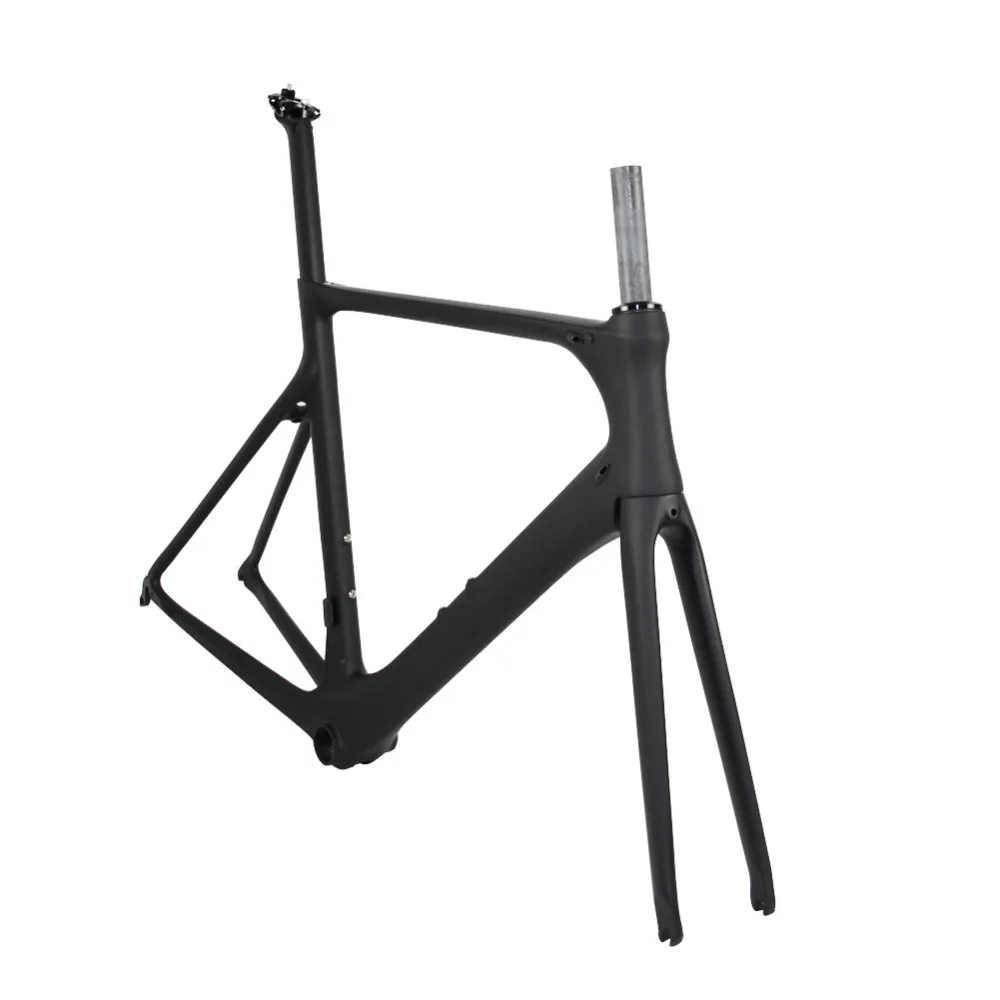 Excellent Spcycle 2019 New Aero Carbon Road Bike Frame 700C Carbon Road Bicycle Frames T1000 Carbon Racing Bicycle Frameset 50/53/56cm 4