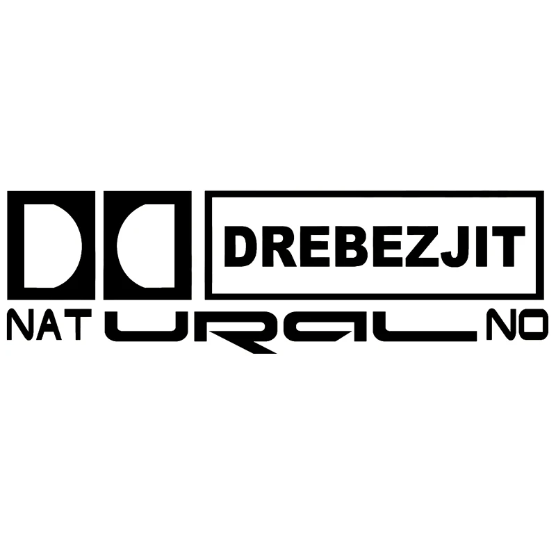 

CS-1339#30*9cm Drebezjit naturalno funny car sticker vinyl decal silver/black for auto car stickers styling