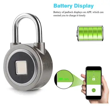 

Mini Bluetooth Fingerprint Lock Portable Keyless Smart USB Electric Lock Waterproof Bag Luggage Case Phone APP Control Lock