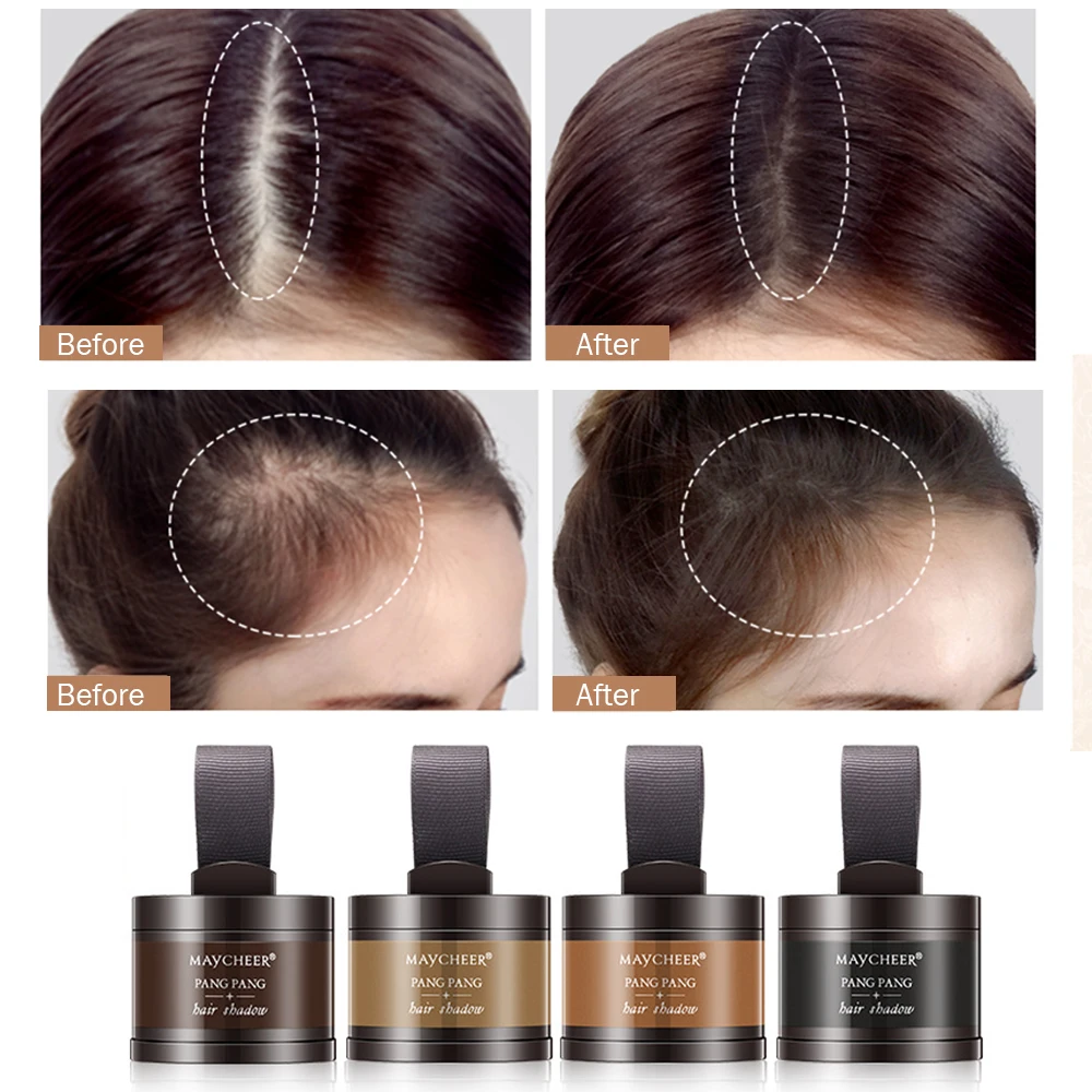 Temporary Hair Dye Powder Hair Fluffy Concealer Hair Color Stick Root Cover Up Modify Baldness Disposable Dyeing Hairline Tool