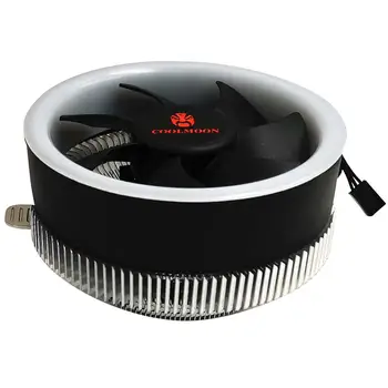

Silent Universal CPU Fan Heat Sink COOLMOON Q2 RGB LED Computer PC CPU Chassis Cooling Cooler Fan Heat Sink