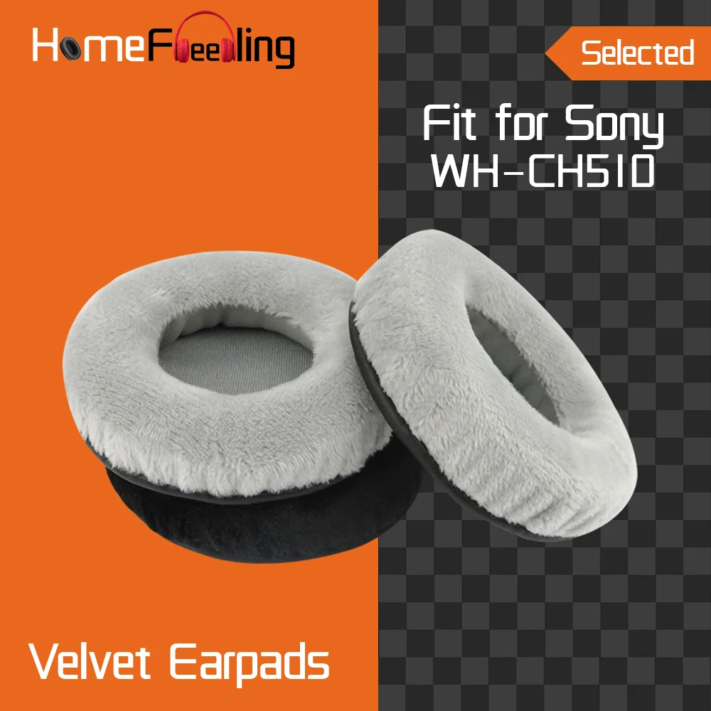 Homefeeling Earpads for Sony WH CH510 Headphones Earpad Cushions Covers Velvet Ear Pad Replacement