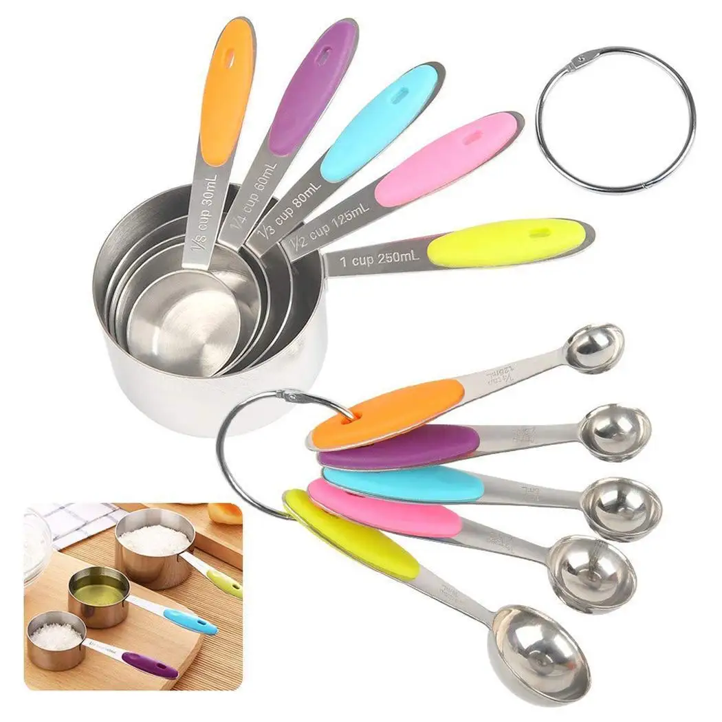 

10Pcs Environmental Protection Durable Measuring Cups Spoons Kitchen Tools