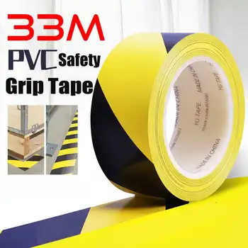 

33m*2cm Length Warning Tape Waterproof Safety Traction Tape Caution Tape Warning Restricted Area and Floor Stairs Anti-Slipping