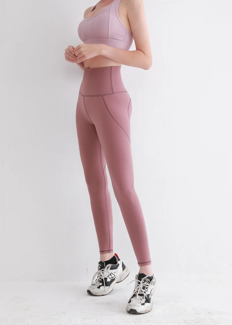 COLORVALUE Peachy Butt Yoga Pants High Waist Push Up Leggings Sport Women Fitness 4 Way Stretch Super Elastic Running Workout