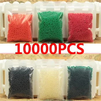 10000 Pcs multicolor Crystal Mud Hydrogel Crystal Soil Outdoor Water Beads Vase Soil Grow Magic Balls Kid's Toy Home wholesale