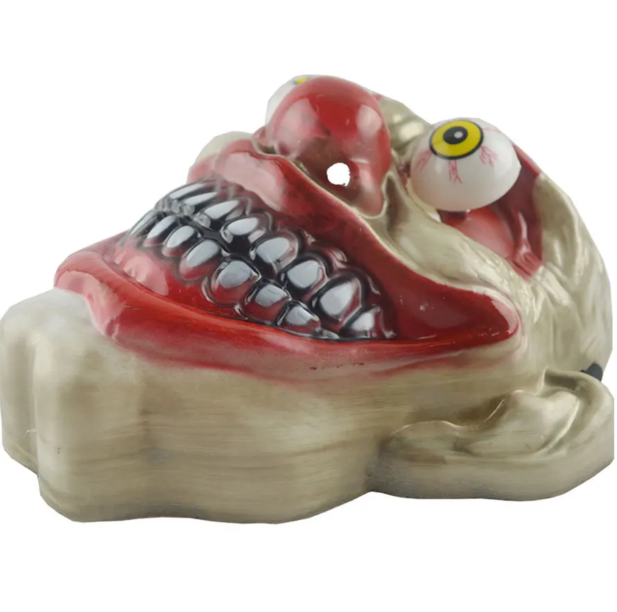 Halloween Ball Party Masks Horror Grimace Clown Mask APRIL FOOL'S DAY Trick Props Eyeballs Grimace Mask
