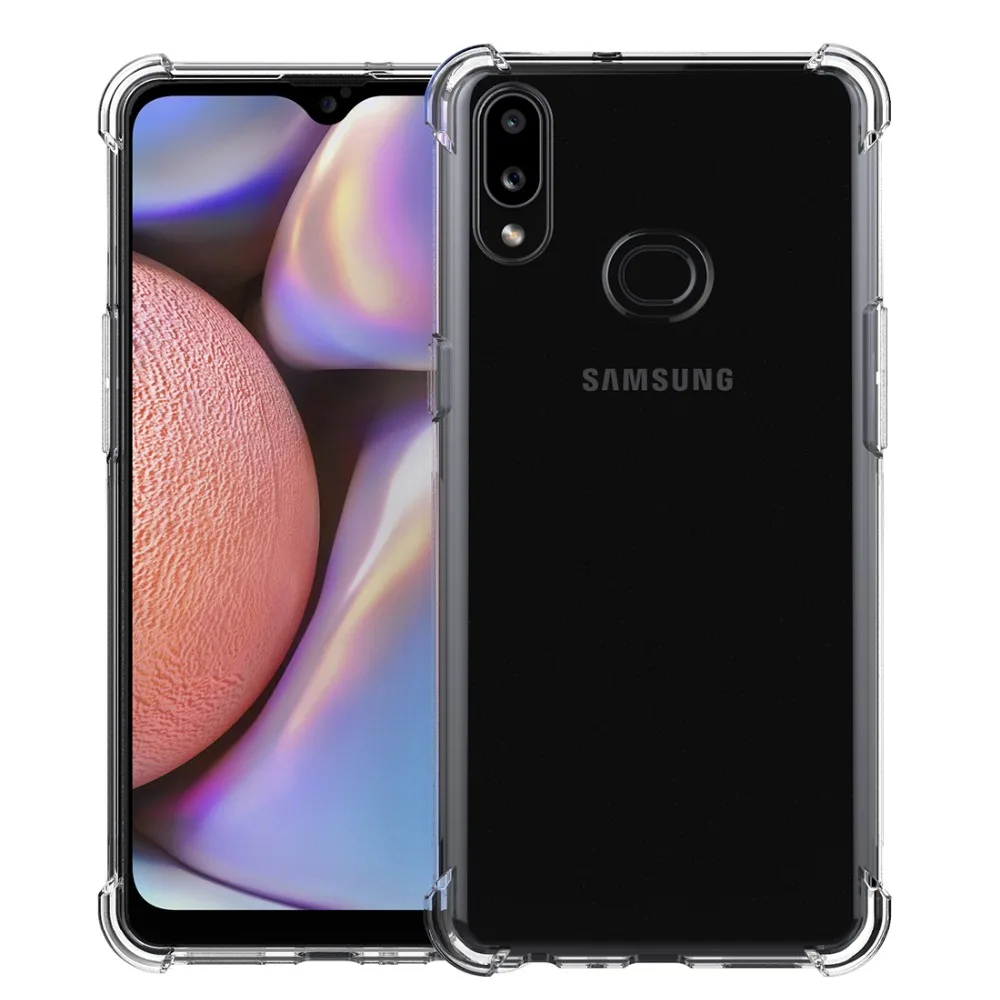 Для Samsung Galaxy A10s чехол прозрачный термопластичный полиуретан силиконовый чехол для телефона A10s Бампер защитный чехол