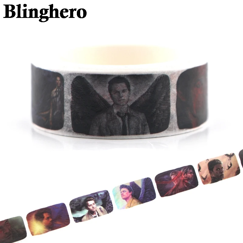 

Supernatural TV Halloween Washi Tapes DIY Painting paper Masking tape Decorative Adhesive Tapes Scrapbooking Stationery Stickers