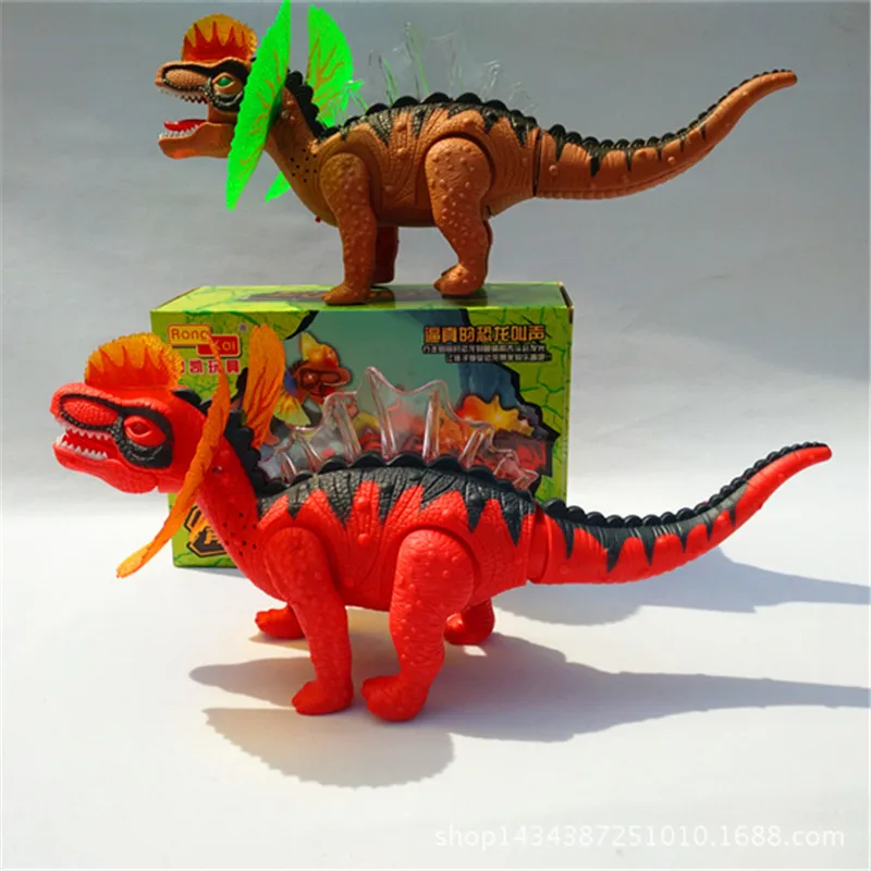 6668 Электрический Ридж Guanlong rong kai динозавр модель музыка огни реалистичный звук детская игрушка