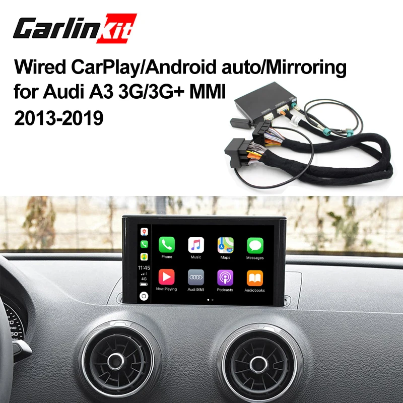 Sale Carlinkit Wired Apple CarPlay Decoder for Audi A3 Q2 3G/3G+MMI 2013-2019 muItimedia interface CarPlay&Android auto Retrofit Kit 0 Sale Carlinkit Wired Apple CarPlay Decoder for Audi A3 Q2 3G/3G+MMI 2013-2019 muItimedia interface CarPlay&Android auto Retrofit Kit 0