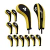 Golf Irons Head Cover Irons Headcover 12pcs/set  Zipper Golf Clubs Protecter 2