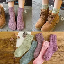 Женские носки в полоску; сезон осень-зима; Новинка; женские носки в Корейском стиле; женские короткие носки; Пушистые Носки